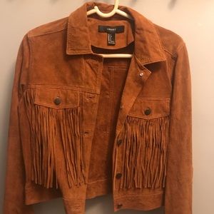 Forever 21 Women’s faux suede western jacket